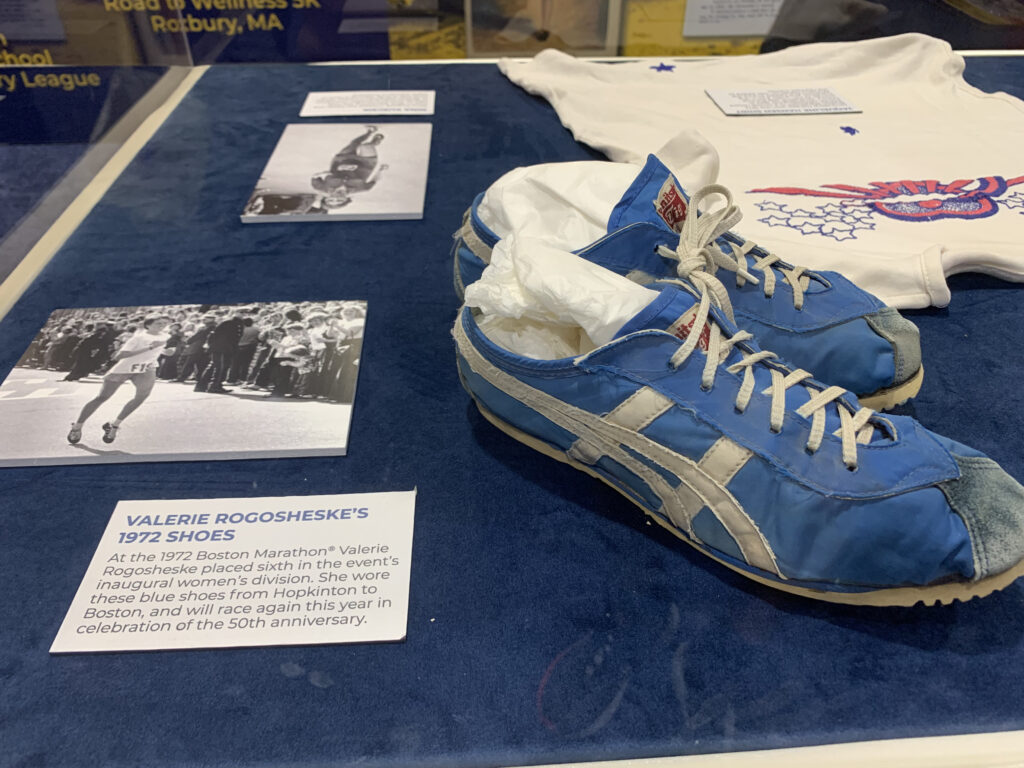Val Rogosheske's shoes from the 1972 Boston Marathon