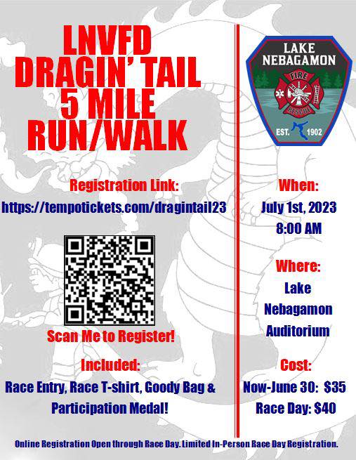 Lake Nebagamon Fire Department Dragin Tail Run Minnesota